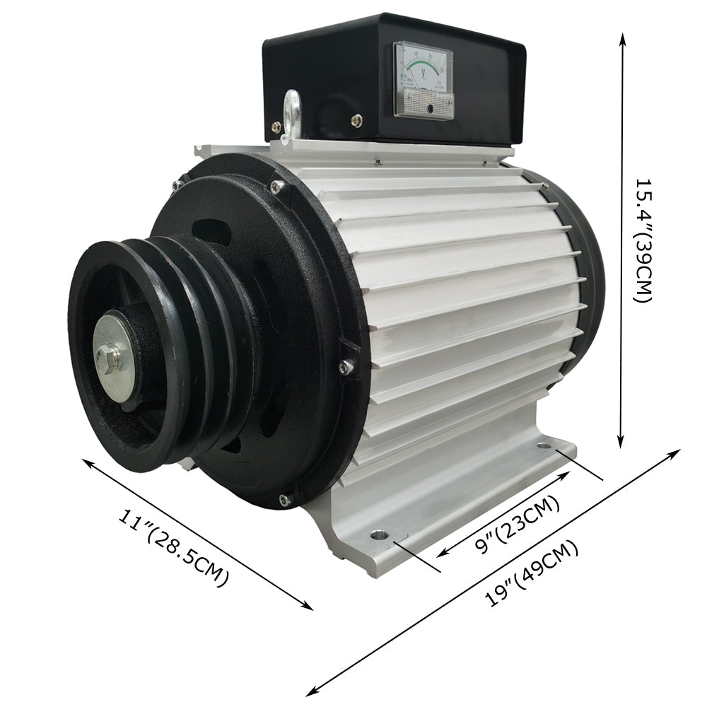 220V 15KW 60Hz Brushless Rare Earth Permanent Magnet Variable Frequency Generator