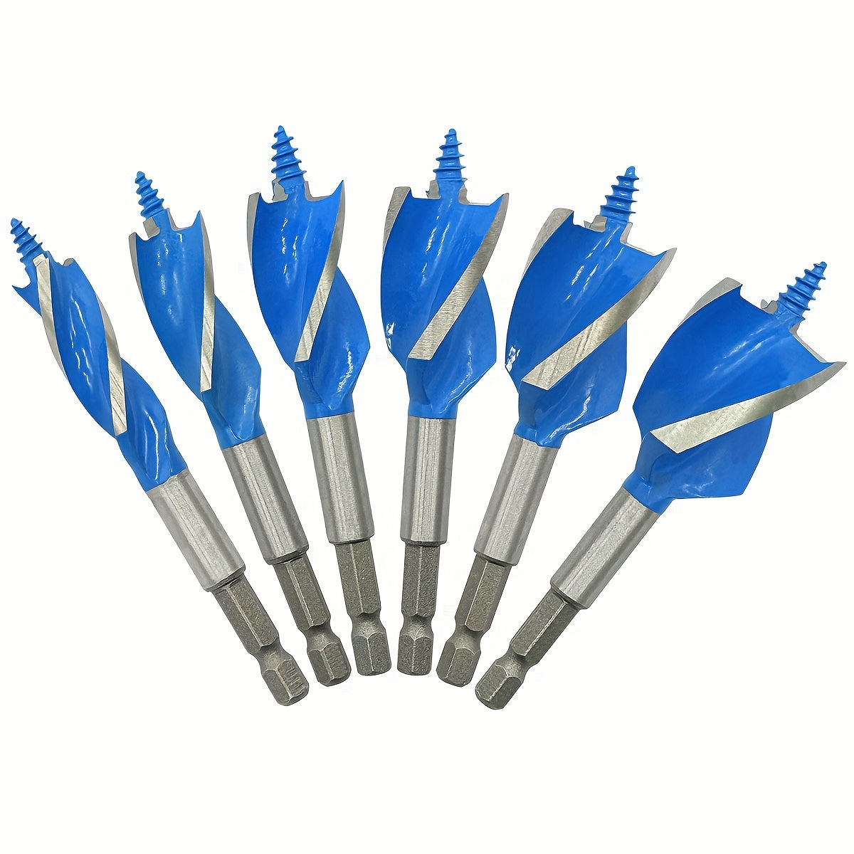 New 6pcs Woodworking Drill Set for Hole Drilling TJR8M4S