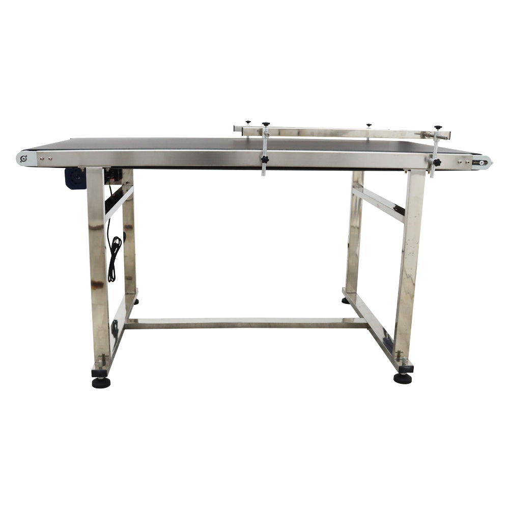 110V 1.5m PVC Conveyor Double Guardrail 70cm
