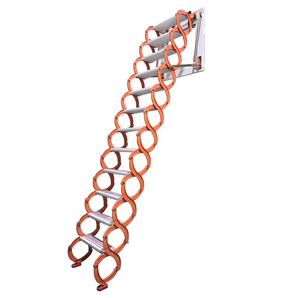 Orange Loft Wall Ladder Stairs
