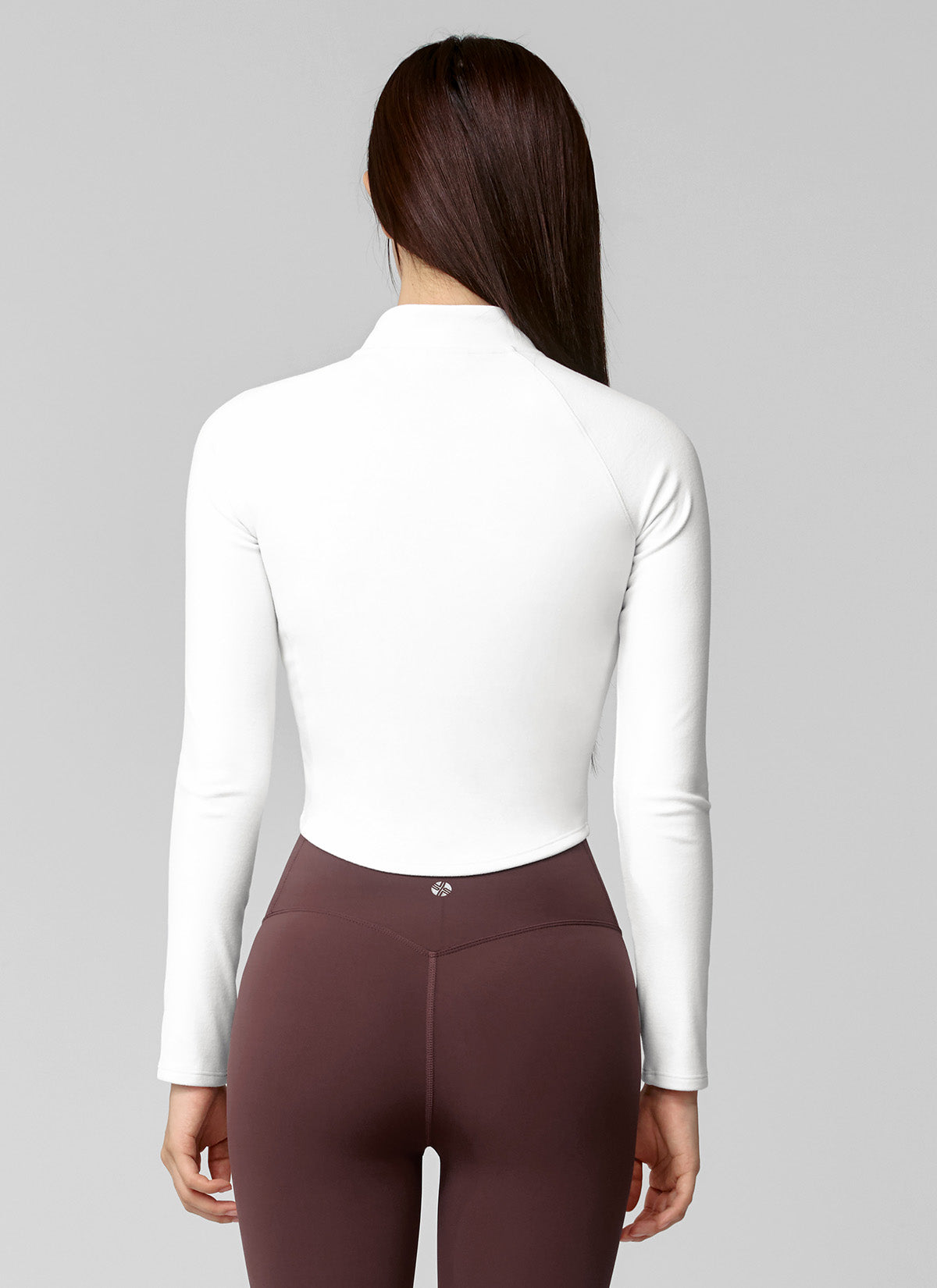 Active Crop Slim Fit Zip-up Jacket