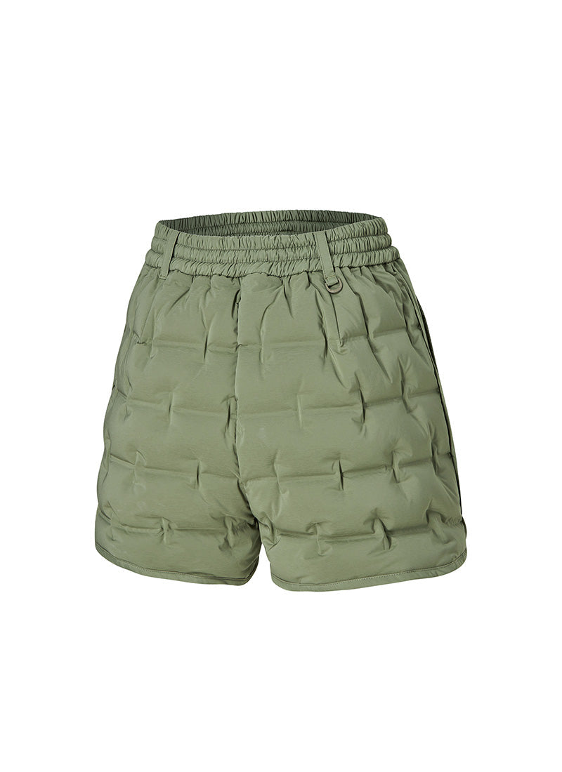 Tube Goose Down Banding Shorts