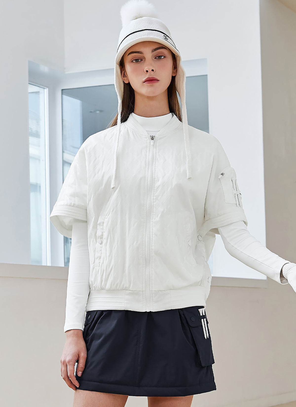 X-Symbol Dolman Sleeve Jumper