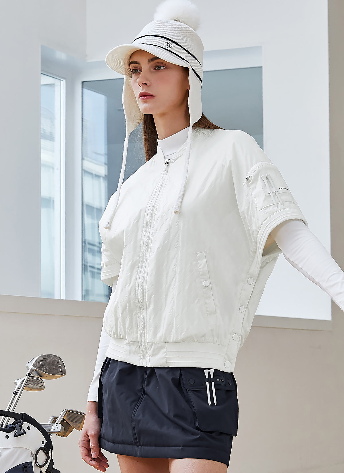 X-Symbol Dolman Sleeve Jumper
