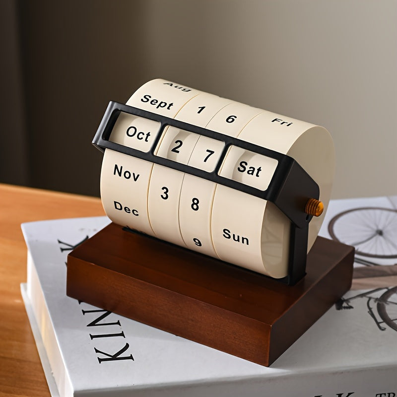 Retro Wooden Desk Calendar- HMT24WC