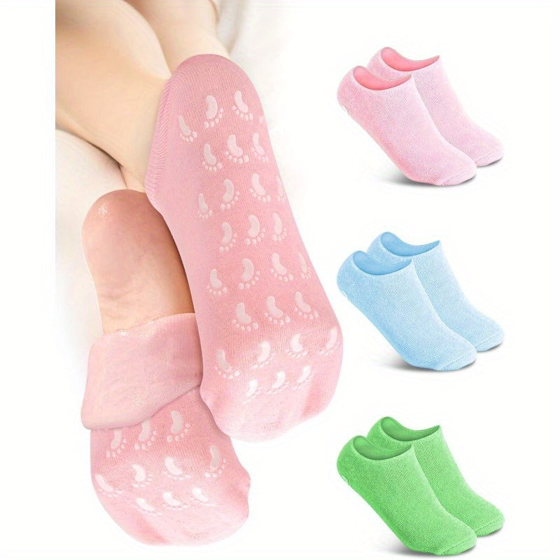 Moisturizing Non-Slip Gel Spa Socks for Women TJR6L7P