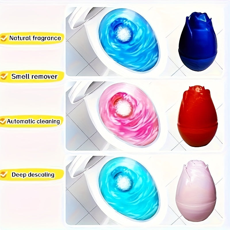 Automatic Toilet Cleaner, Rose-Shaped, Long-Lasting – TJR3P9D