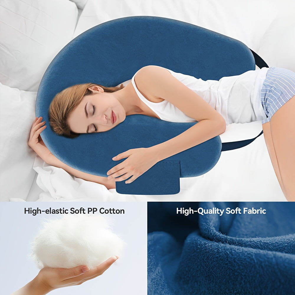 Ergonomic Lap Pillow with Arm Rest for BedSofaFloor-1B0T