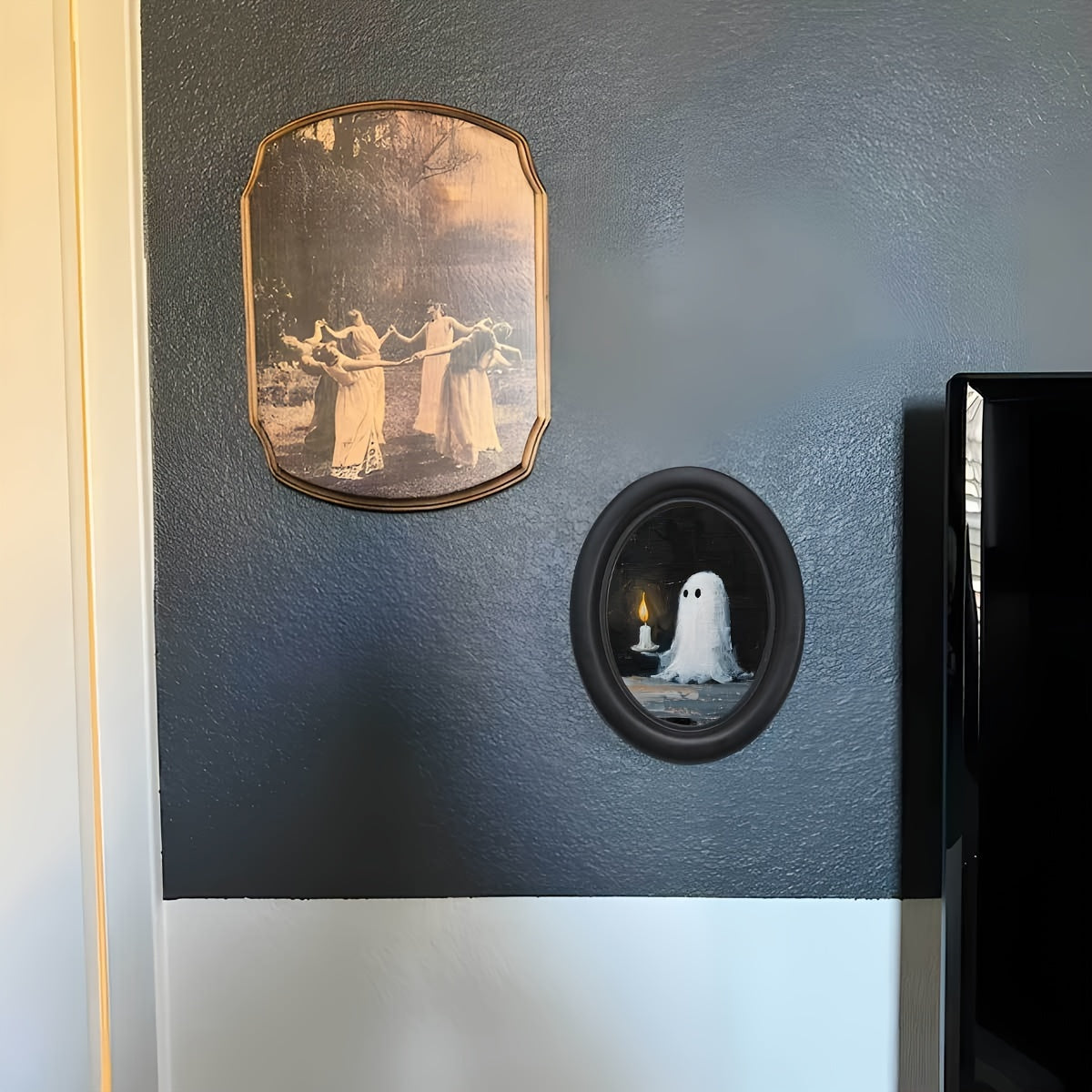 Rustic Wooden Oval Wall Art - AWI0