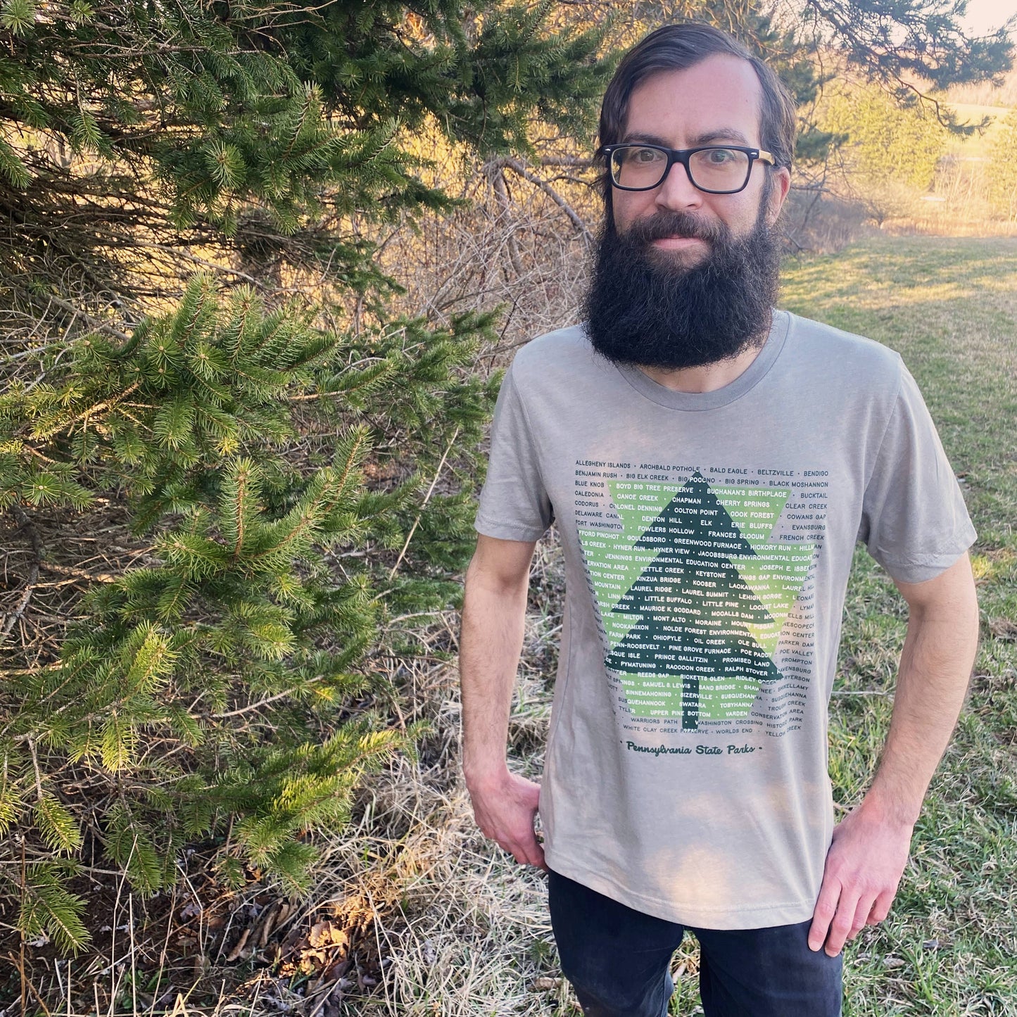 Lightning Bug Gift Co. - Pennsylvania State Parks T-shirt: Small