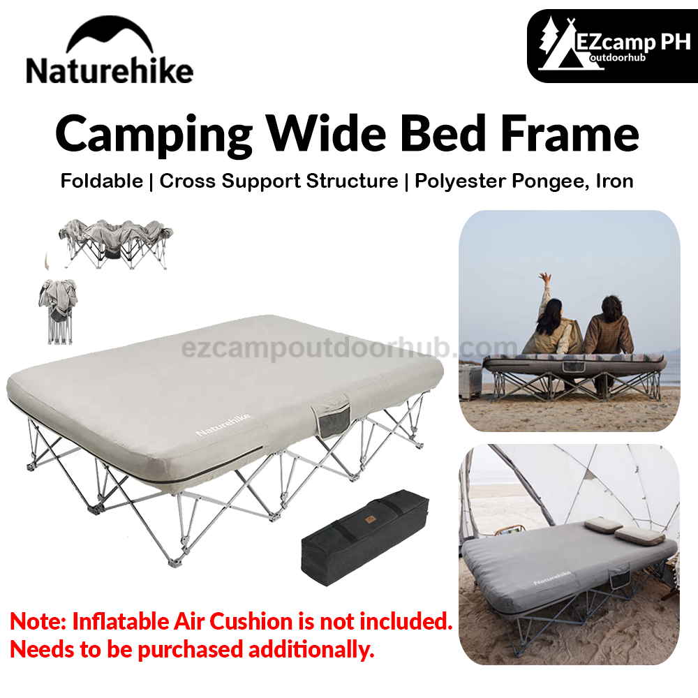 Naturehike Camping Wide Bed Frame Folding For Air Foam Mattress 200kg Max Load Heightened Inflatable Double Queen Size Air Bed Bracket XJC13