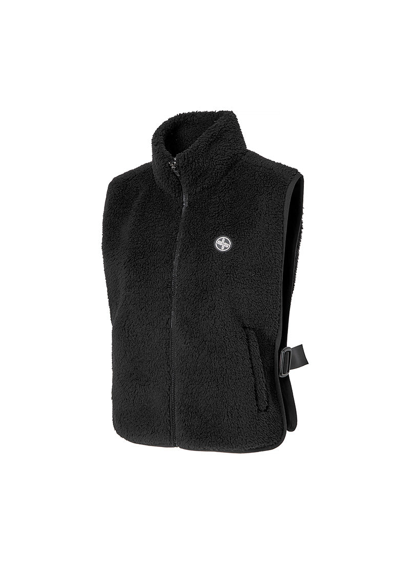 Side Buckle Fleece Vest