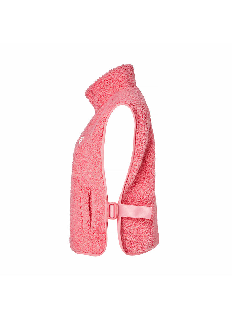 Side Buckle Fleece Vest