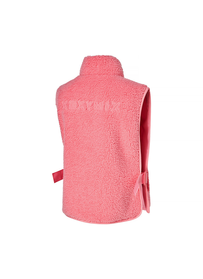 Side Buckle Fleece Vest