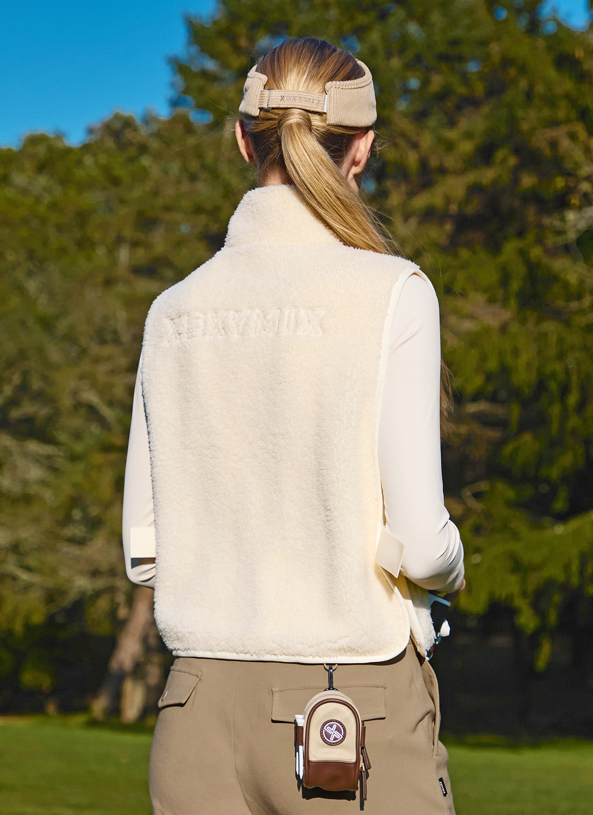 Side Buckle Fleece Vest