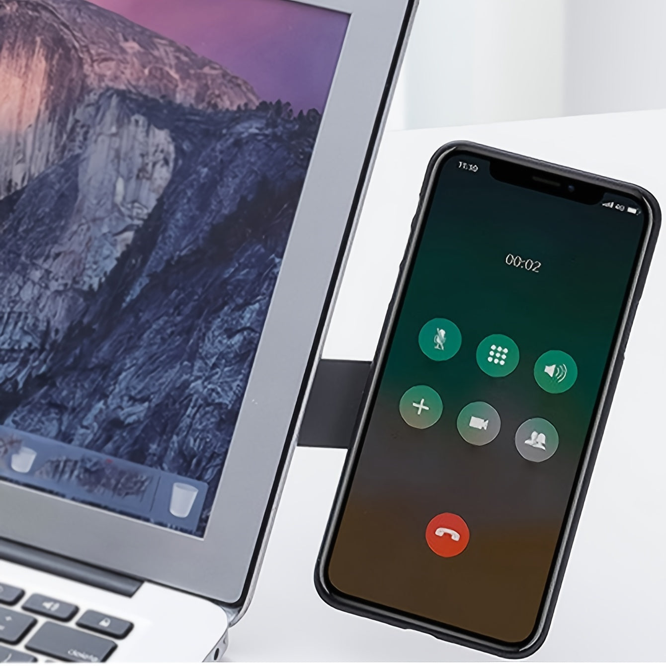 Dual Monitor Mount Phone Stand- HMT17PS