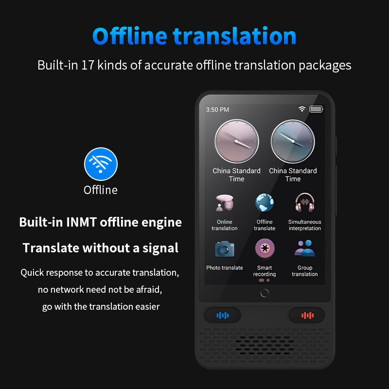 Language Translation Device, 138 Languages, Real-Time Translator TJR9B2Y