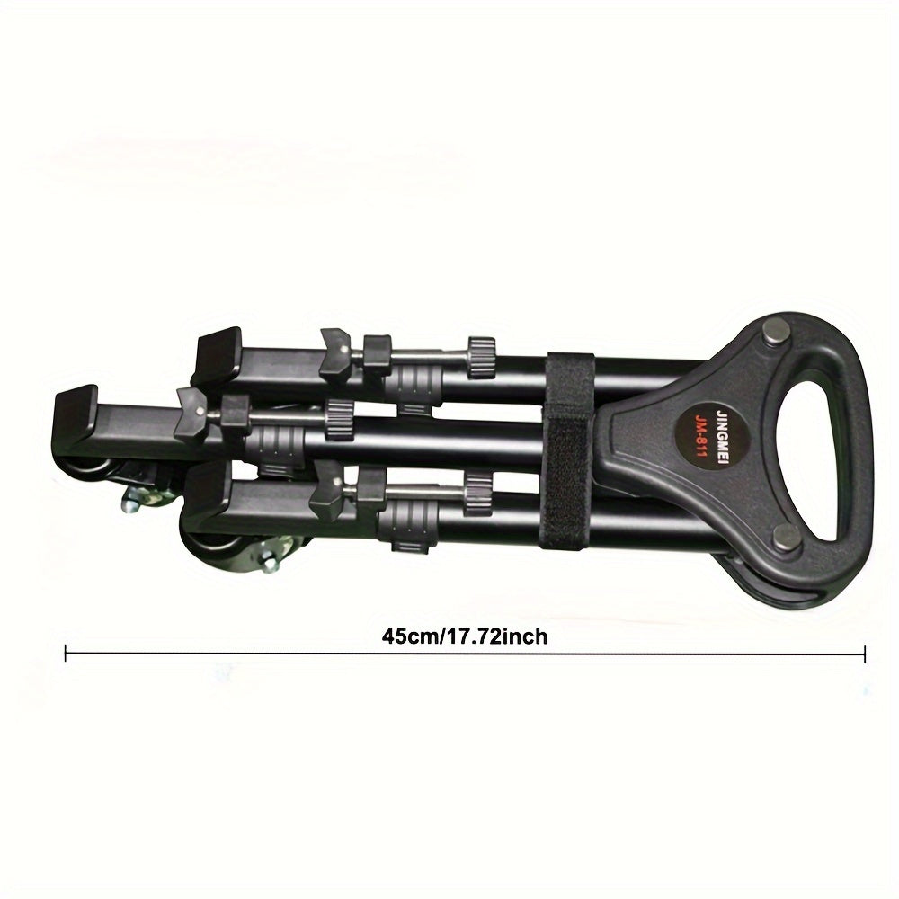 VX600 Aluminum Tripod with Dolly Wheels-OYVD