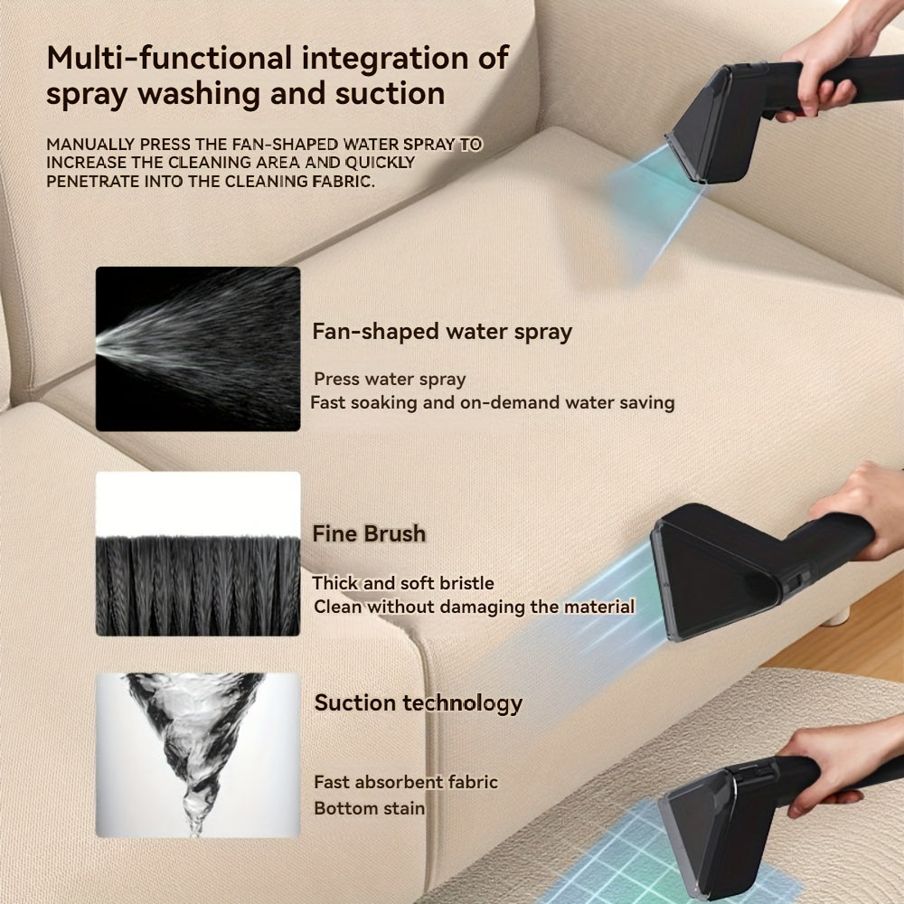 SENBOWE UK Portable Carpet Cleaner with Powerful Suction TJR8K9L