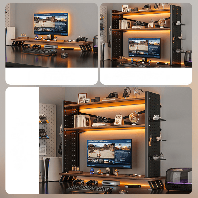 Desktop Organizer with Monitor Stand- HMT17DS