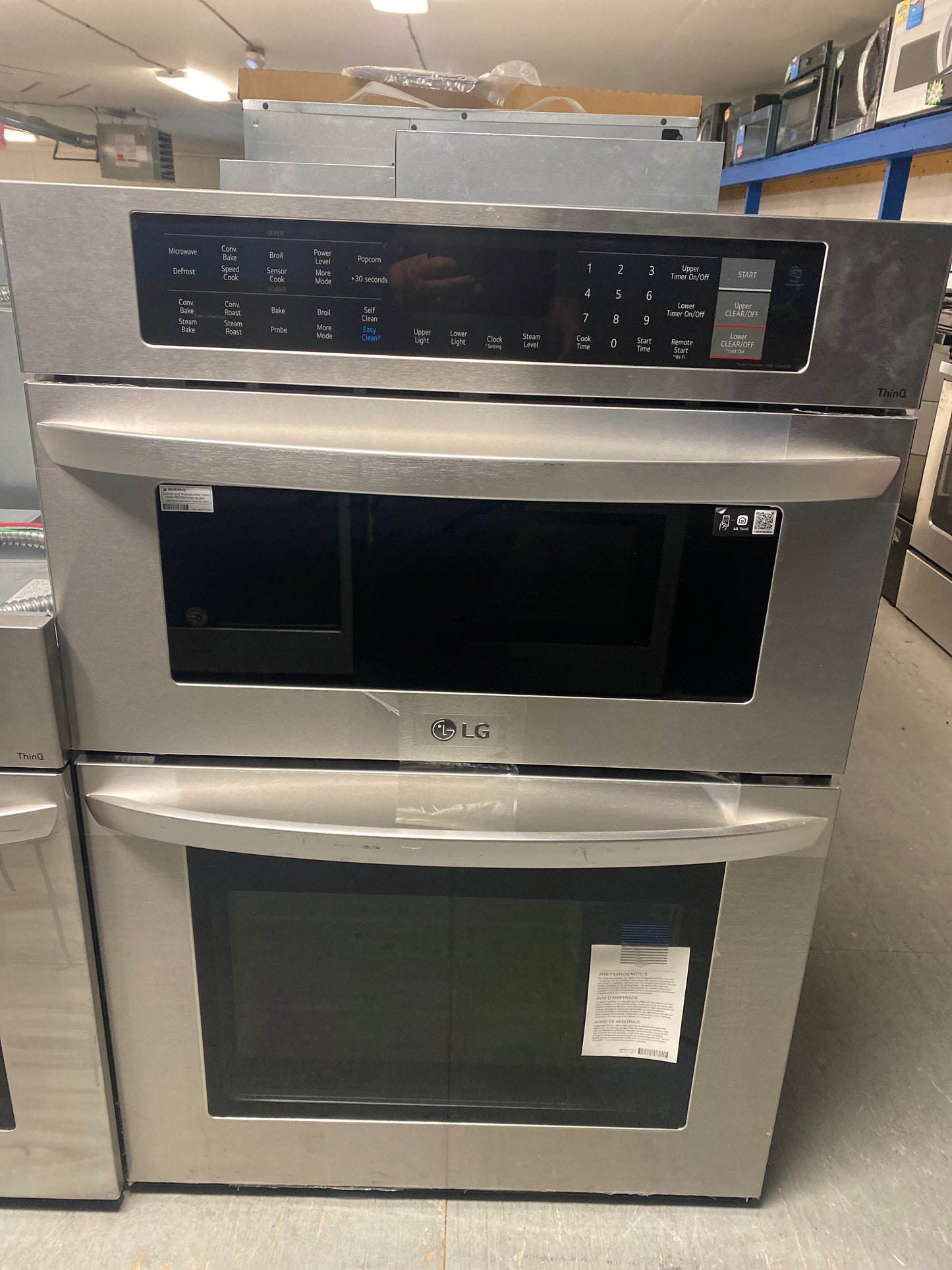 Lg 30” Microwave Wall Oven Combination