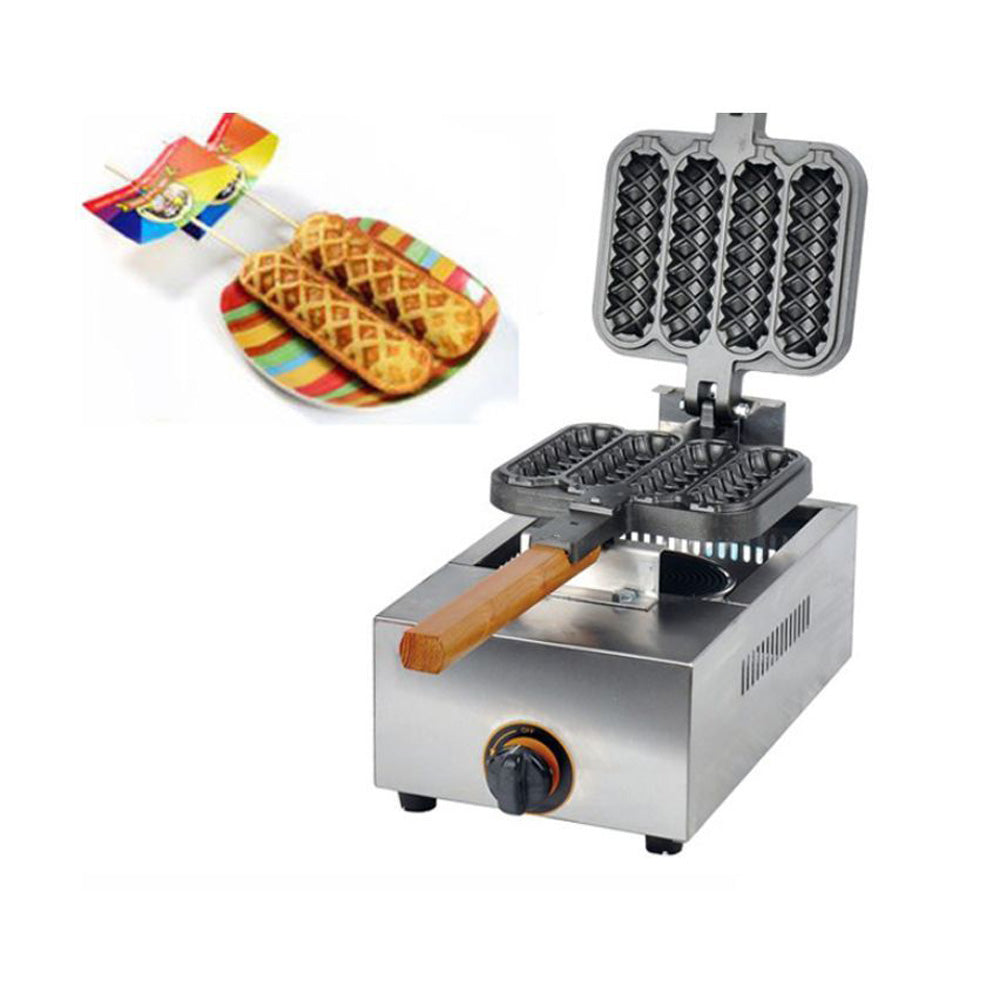 LPG gas French Hot Dog Waffle Maker