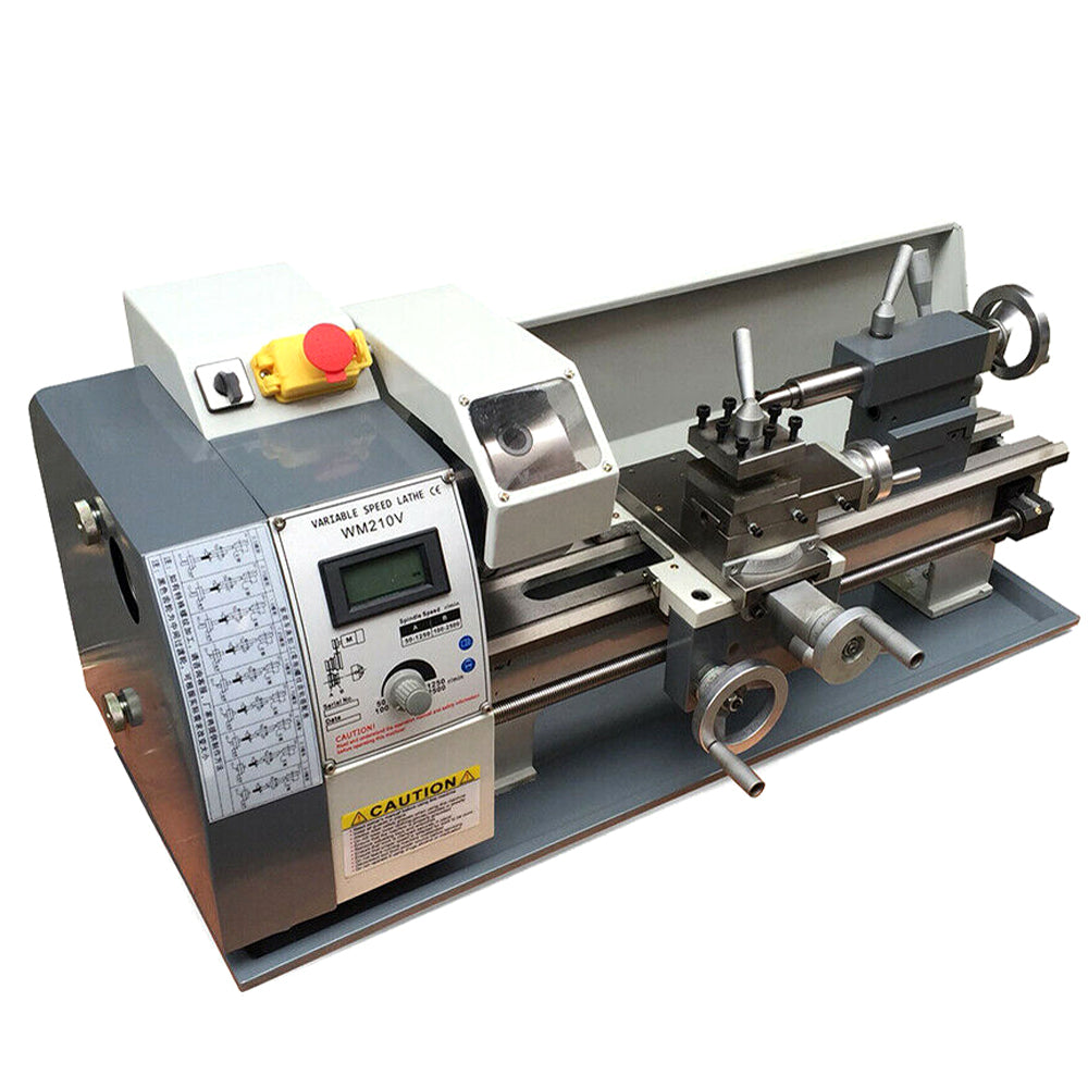 WM210V Inch Precision Metal Bench Lathe 900W
