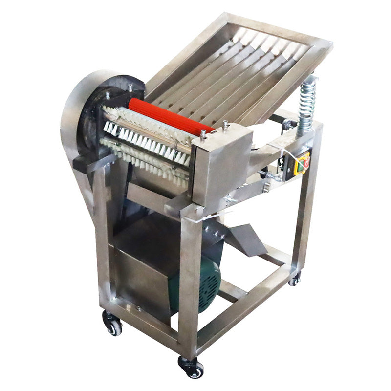 Pea peeling machine