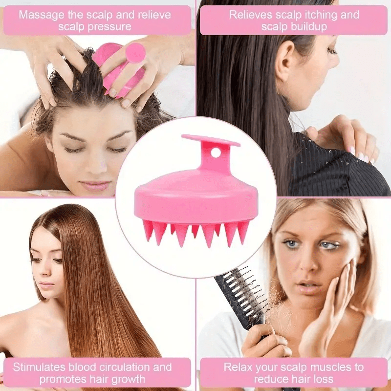 Silicone Scalp Massager Brush- HMT21SS