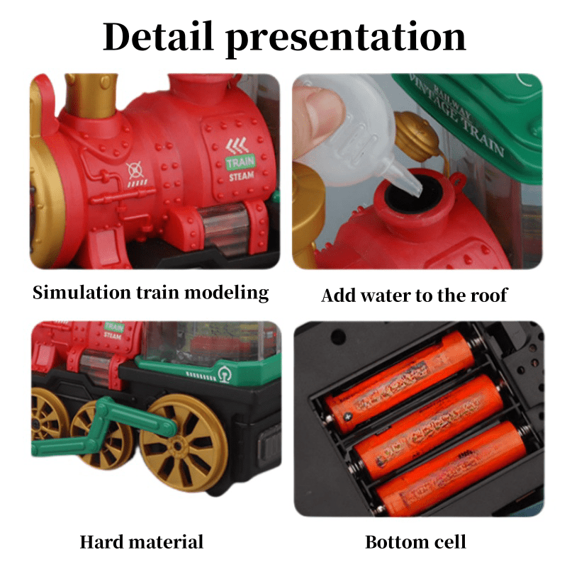 Green Light Music Spray Train, Electric Toy TJR6D8P