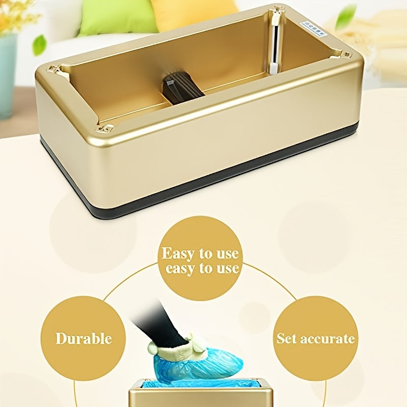 Automatic Shoe Cover Dispenser, Durable Plastic TJR7P4D