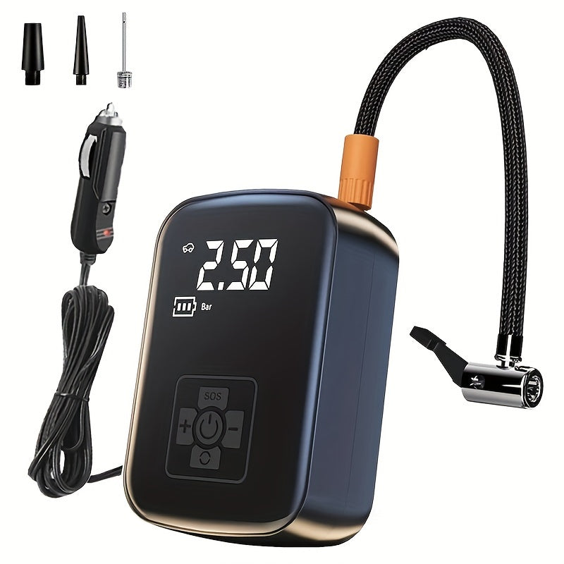 Portable Tire Inflator for Cars- HMT12M4
