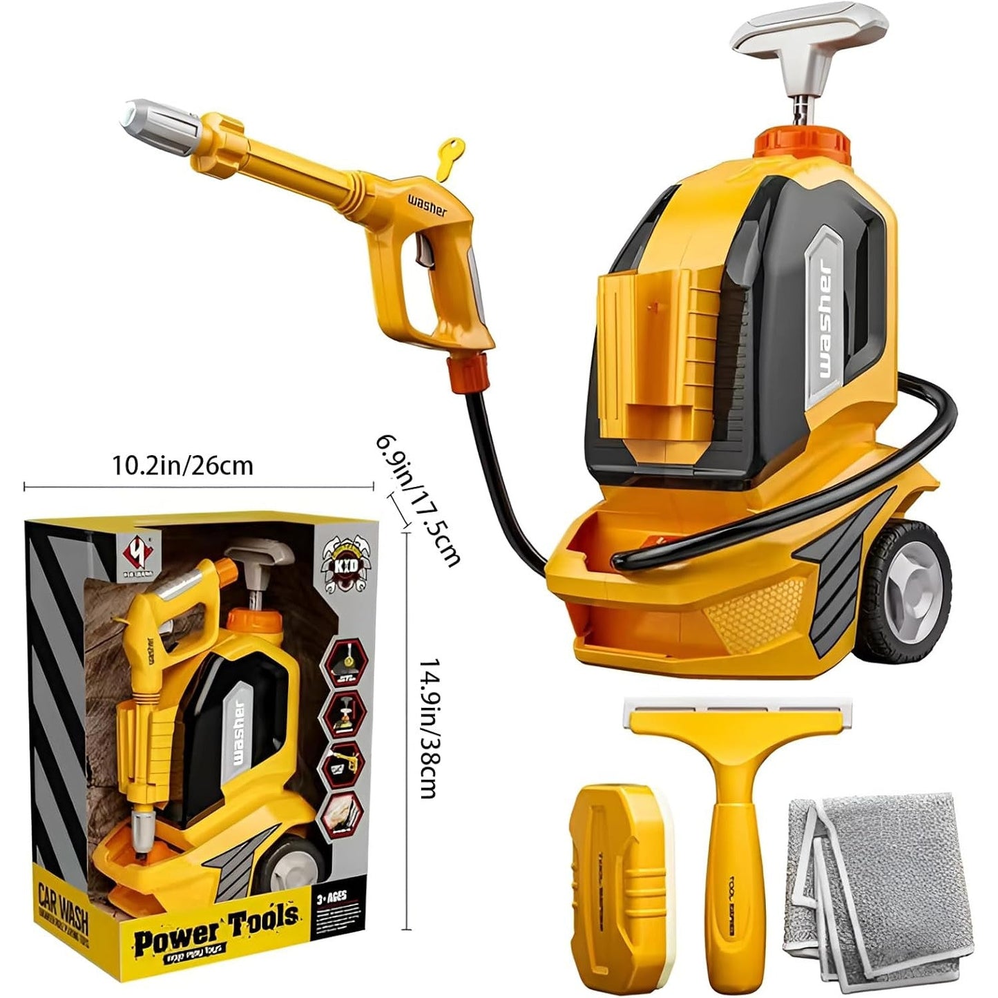 Multifunction Toy Spray Car Wash Set-M0JL