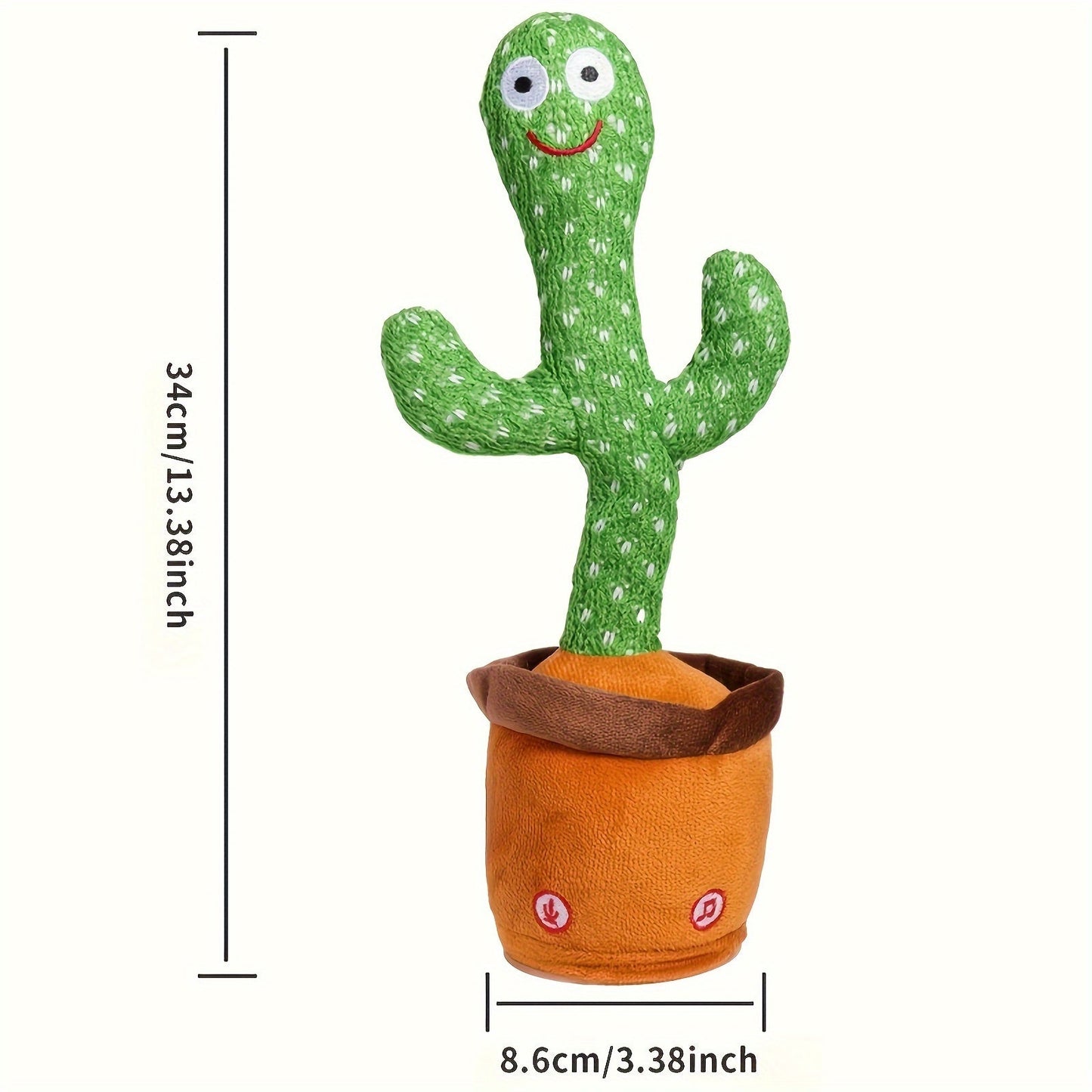 Herobaby Interactive Talking Cactus Youngsters Toy - XB1J