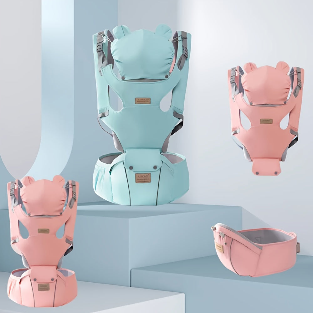 6in1 Ergonomic Baby Harness with Hip Seat Gray-TE1N