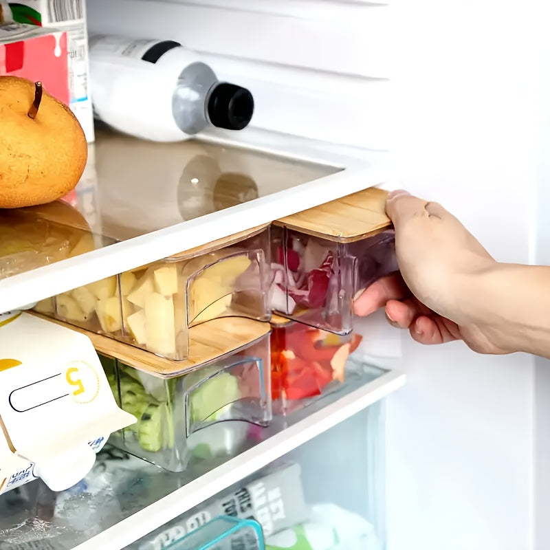 Bamboo Cutting Board Set with Sliding Bars & Blades TJR5K9G