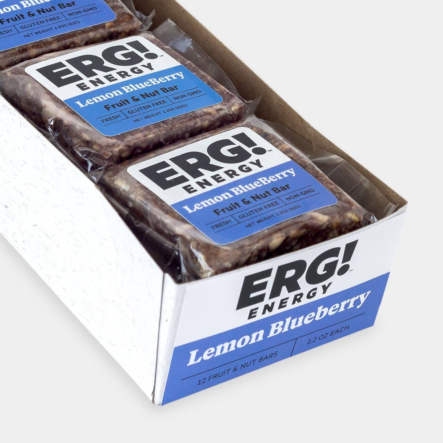 ERG! Bars - Lemon Blueberry ERG! - 12 Bar Box
