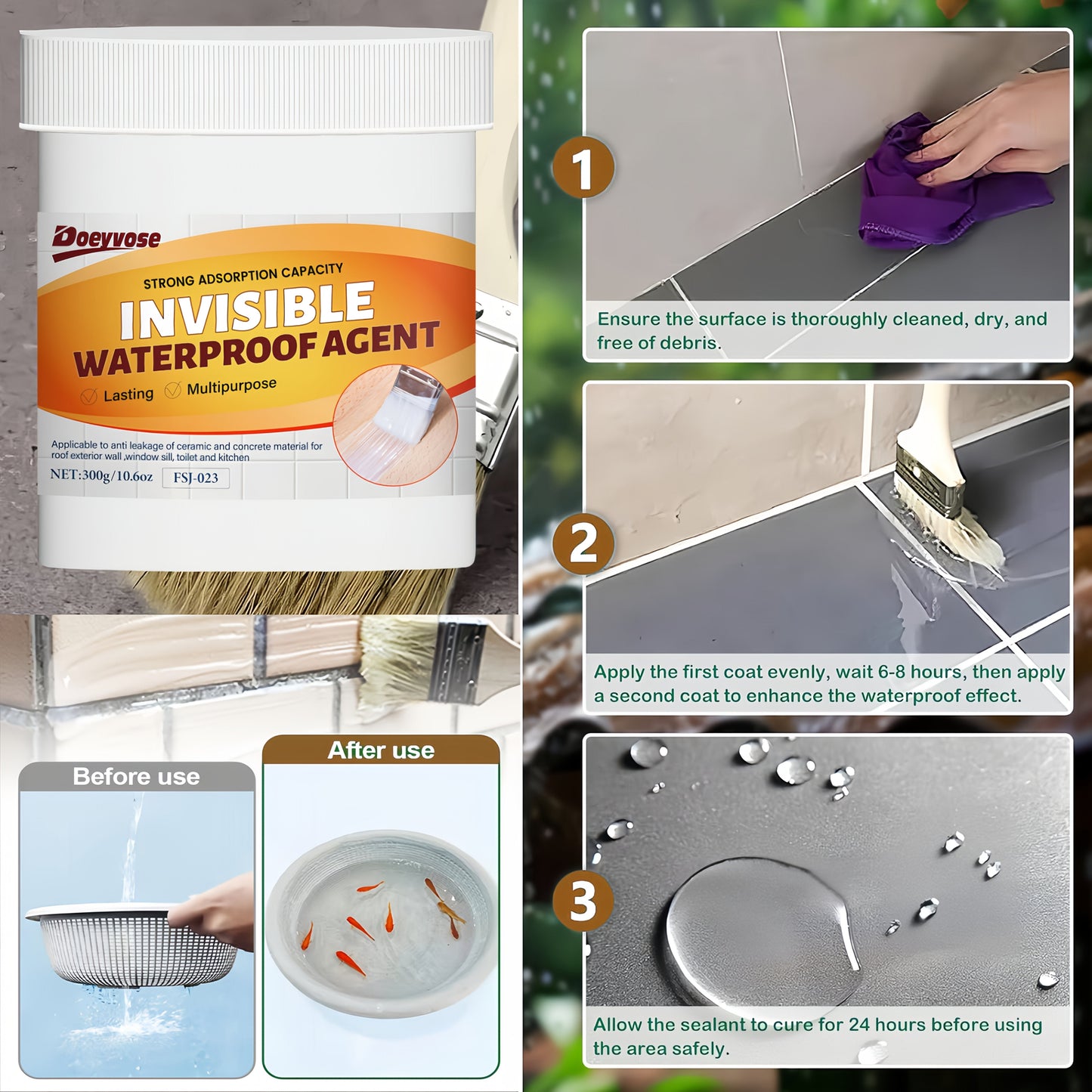 Waterproof Clear Sealant- HMT17GL