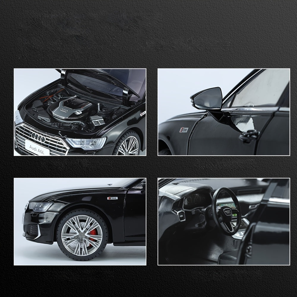 Audi A6L 118 DieCast Model Car  WhiteBlack-OSX1