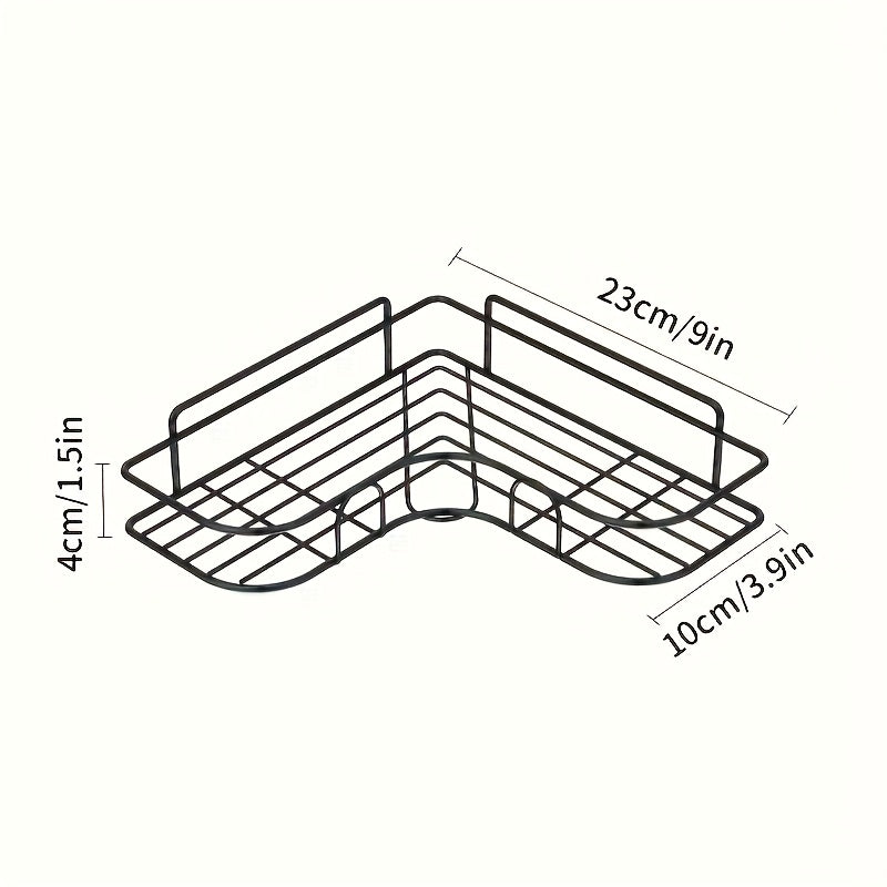 Stainless Steel Corner Shower Shelf- HMT24ST