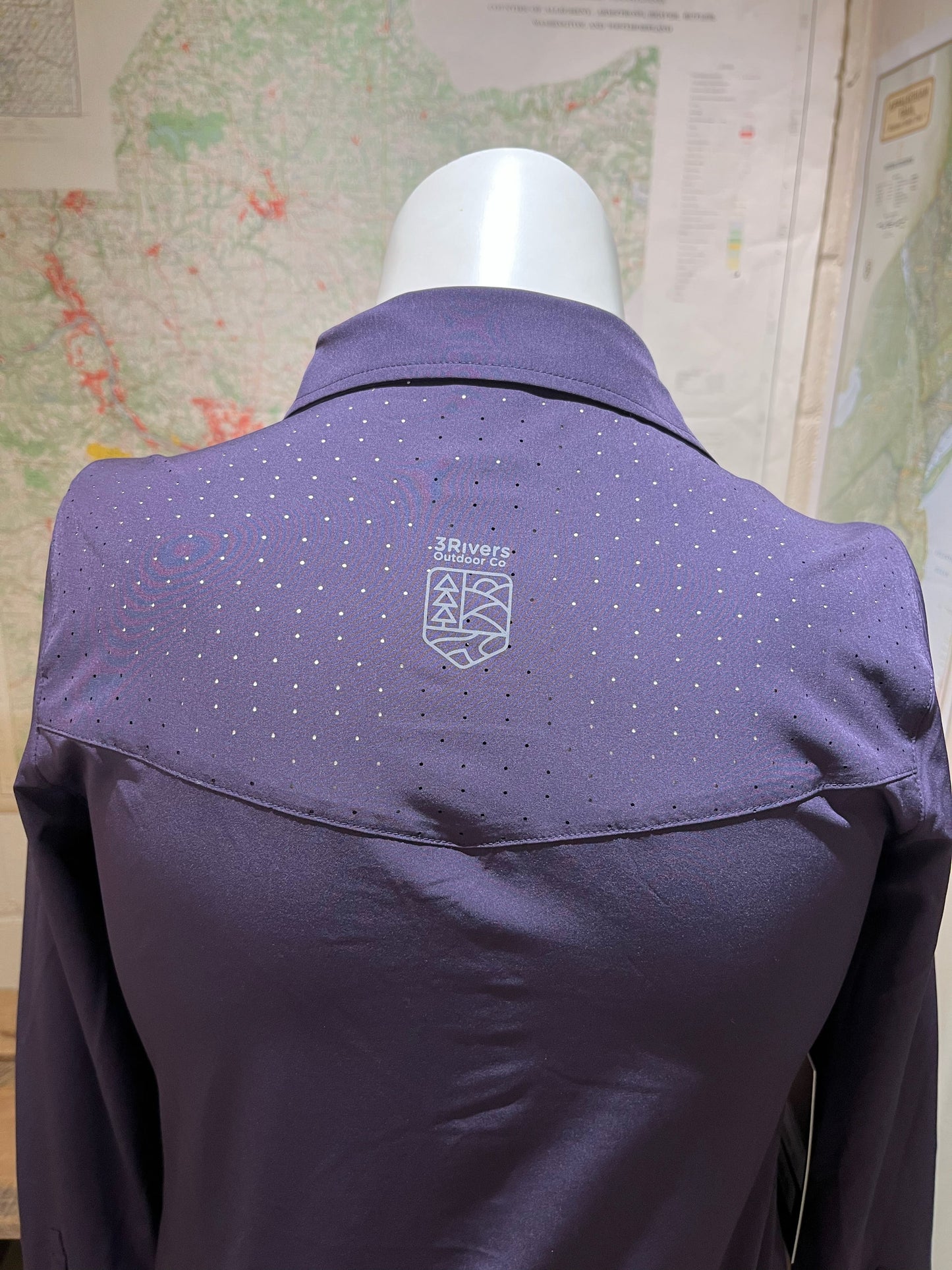 Women's Long Sleeve Tech Button Up