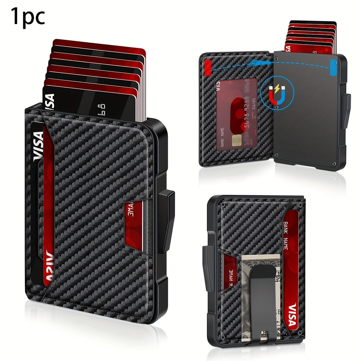 Men's Ultra-Thin RFID Leather Wallet with Card Holder - TJR4K7Y