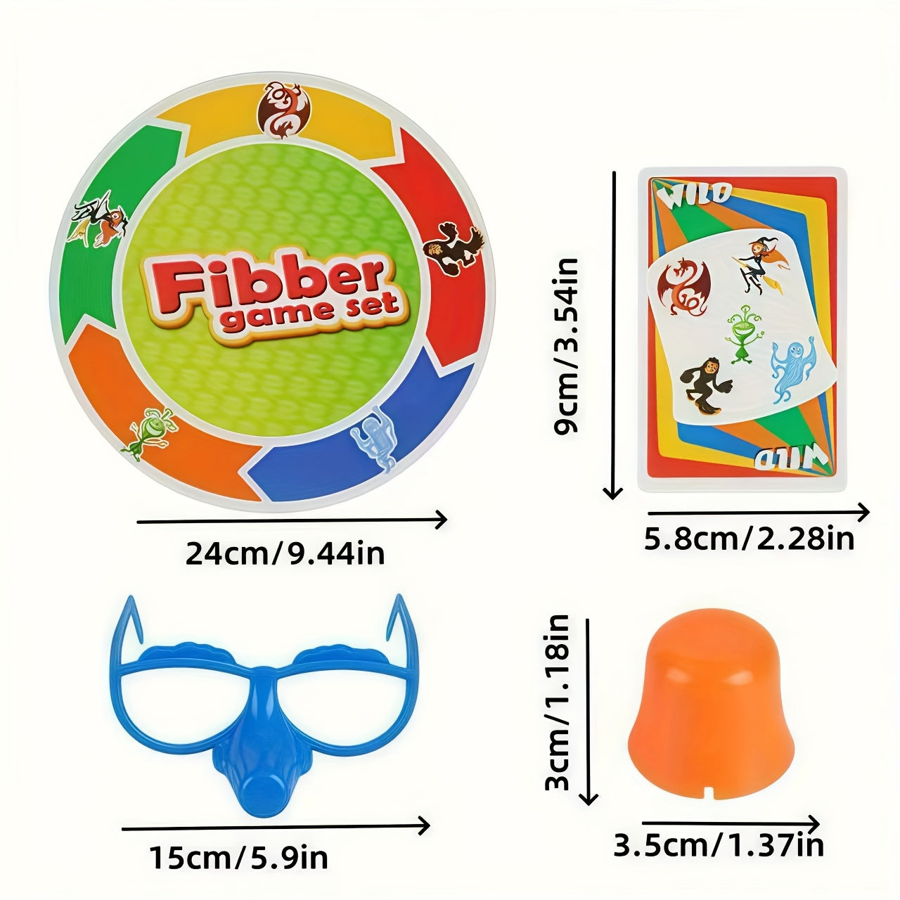 Fun Long Nose Glasses Toy, Interactive Play TJR7L4D