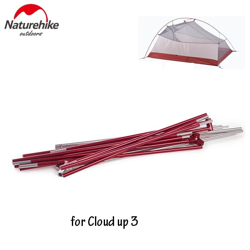 Naturehike CLOUD UP Series Replacement Parts Pole Groundsheet Mat Inner Outer Fly Tent Pegs Nail Set Rope Storage Bag Footprint Ground Sheet Frame Accessories
