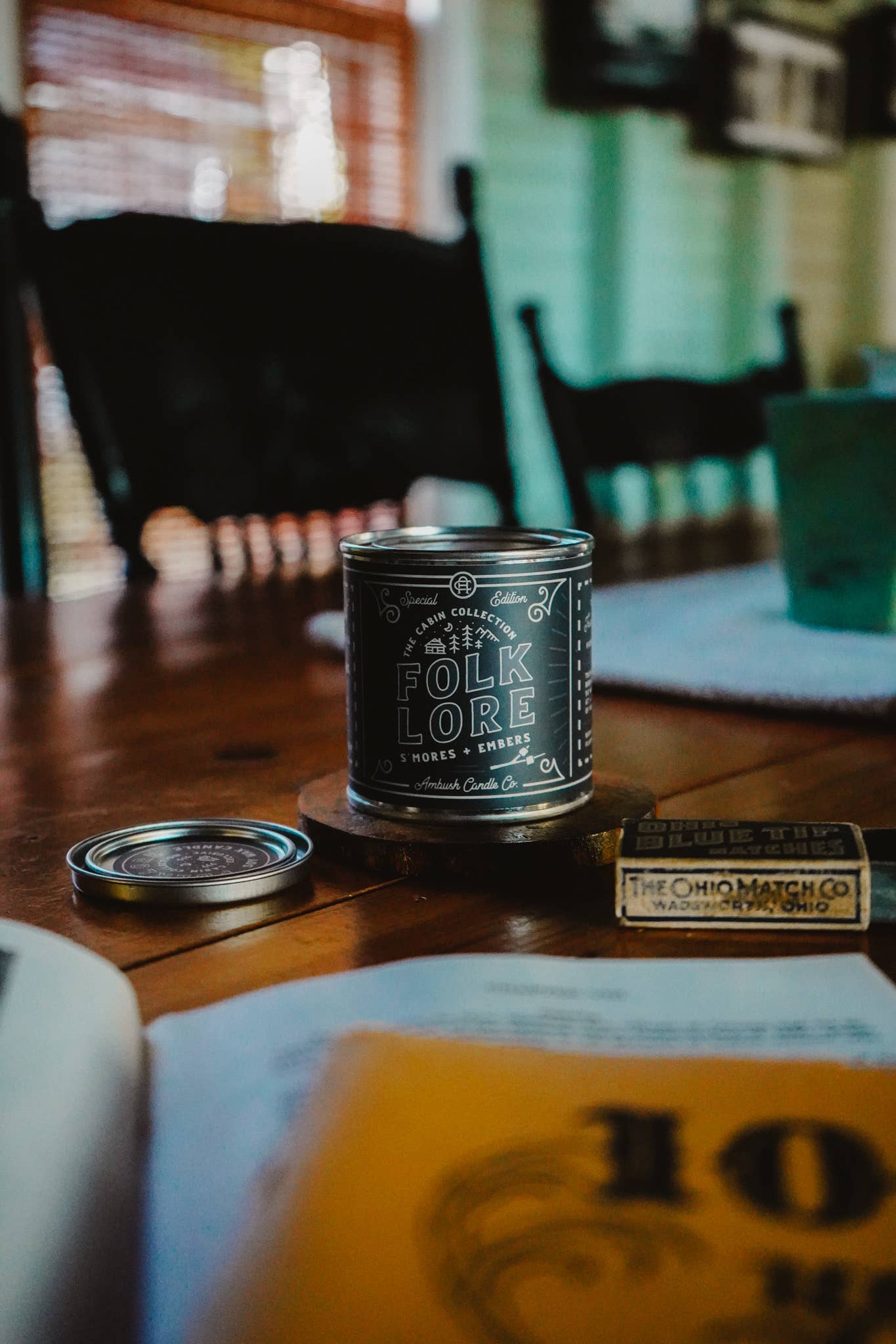 Folklore | S'mores + Embers 8oz Soy Candle