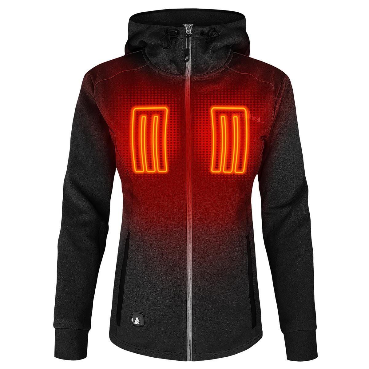 Open Box ActionHeat 5V Women's Slim Fit Battery Heated Hoodie