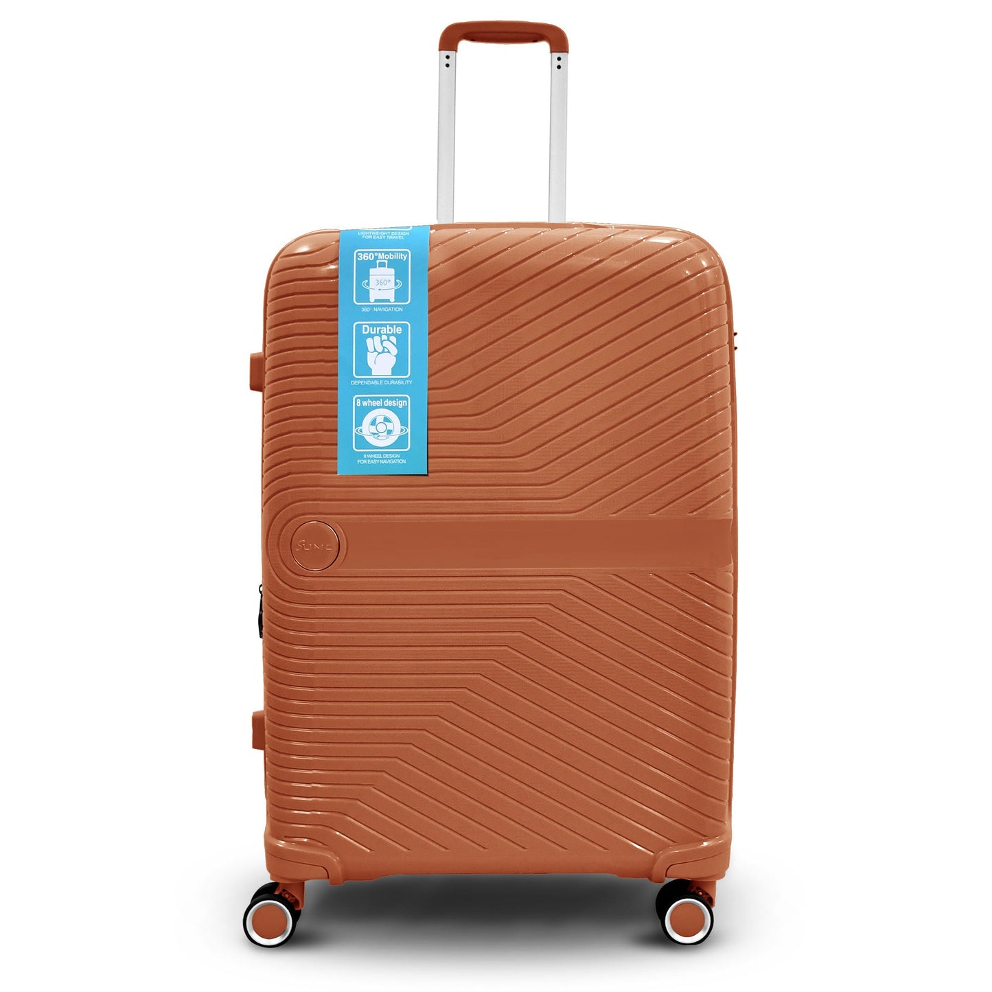 Sumo Travelite Pro 360Â° Expandable Pp Luggage 3Pc Set 20/24/28"