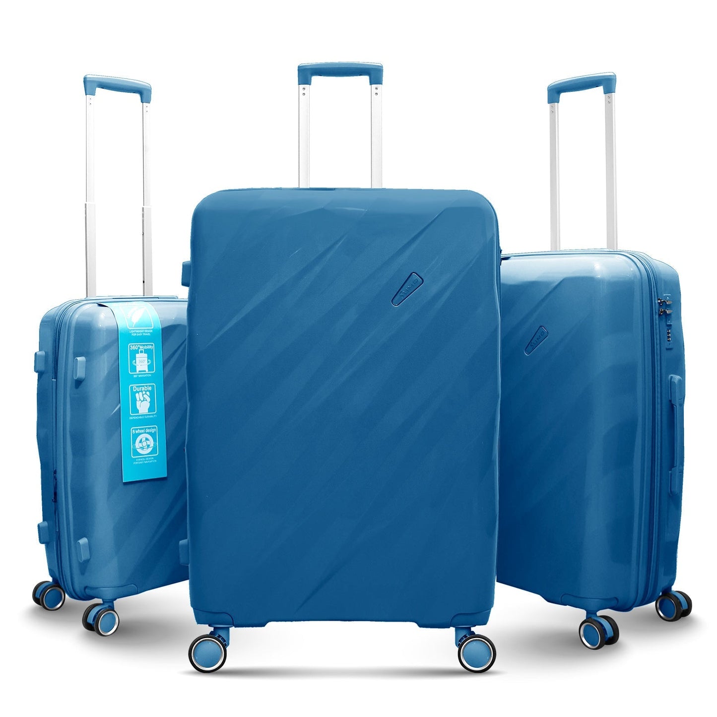 Sumo Haul-It Expandable Luxe PP Luggage 3PC Set (20/24/28")