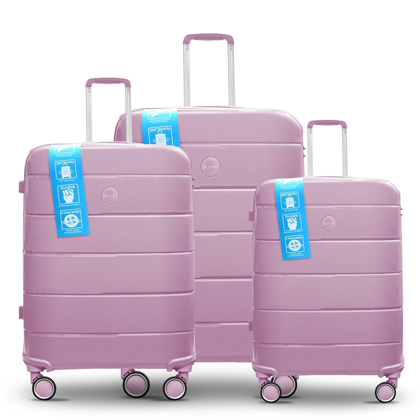 Sumo Fibertech Pp Luggage 3Pc Set (20/24/28")