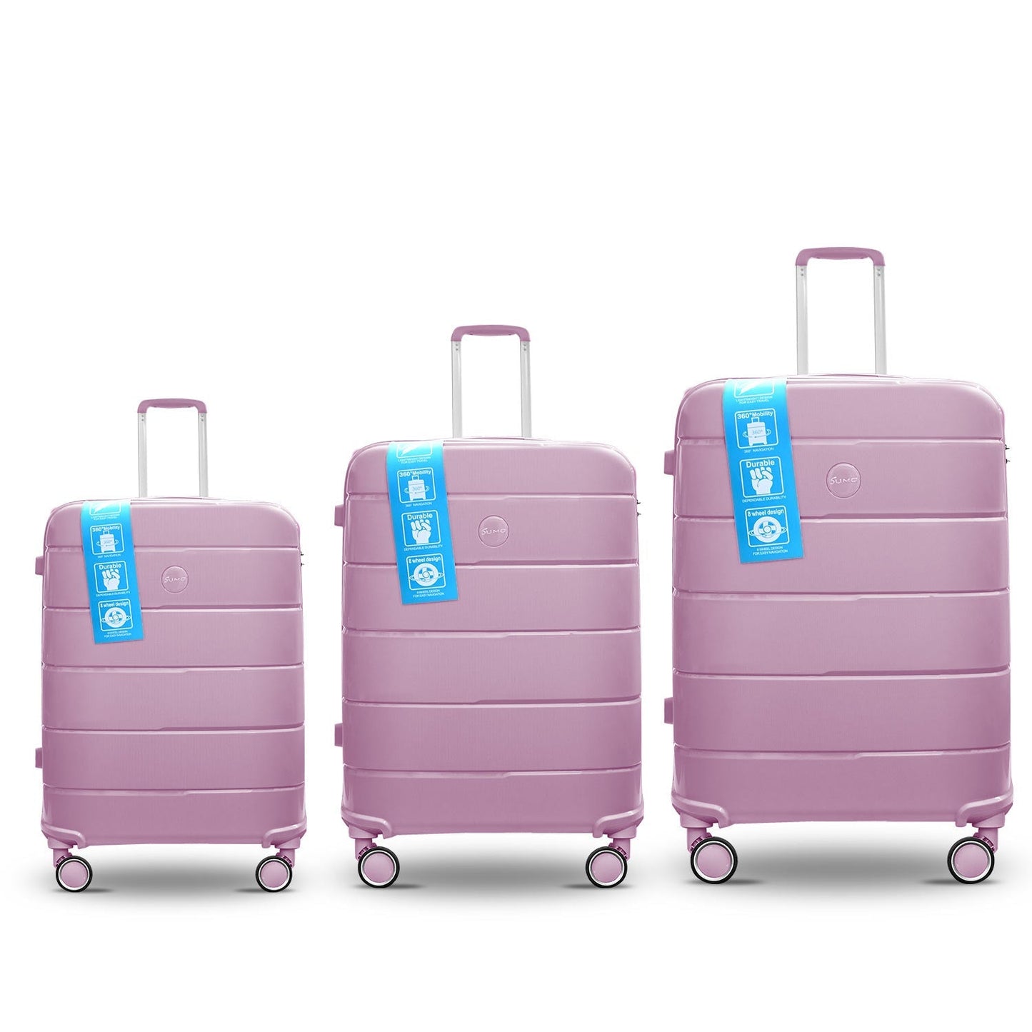 Sumo Fibertech Pp Luggage 3Pc Set (20/24/28")